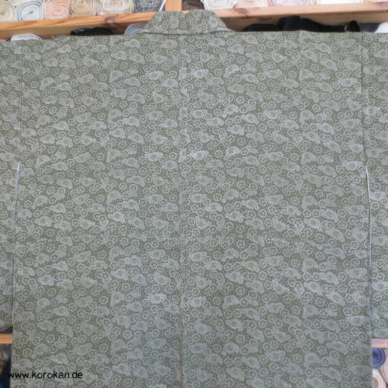 Blumen Edo Komon antiker Kimono