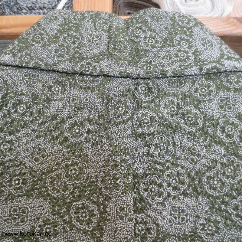 Blumen Edo Komon antiker Kimono