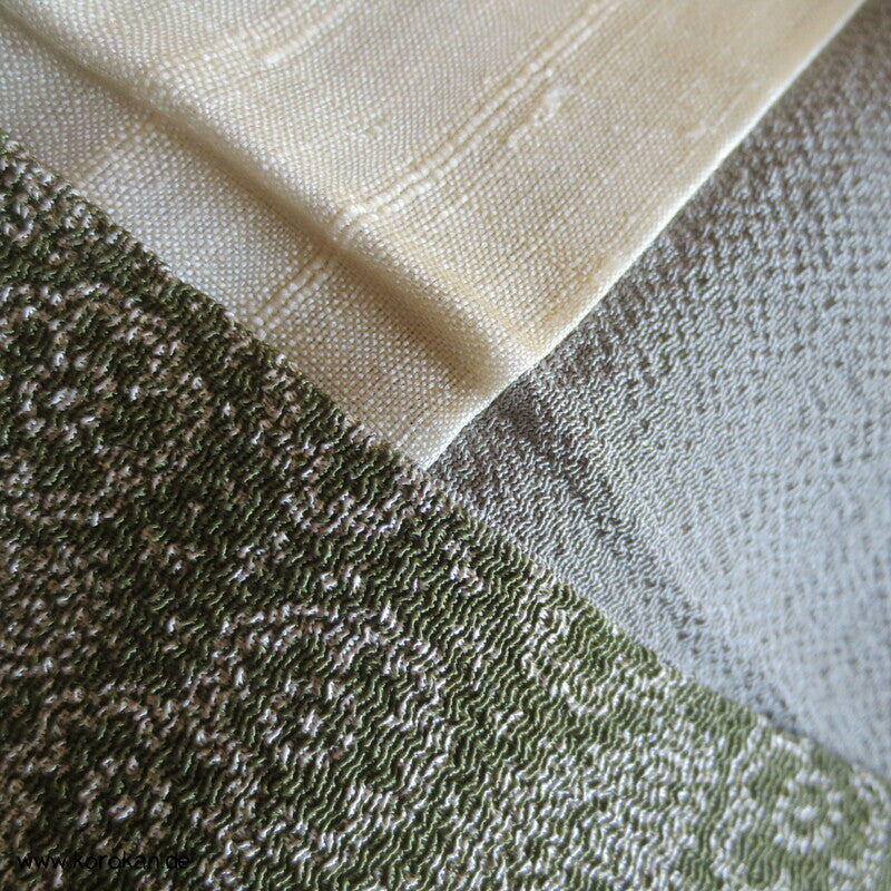 Blumen Edo Komon antiker Kimono