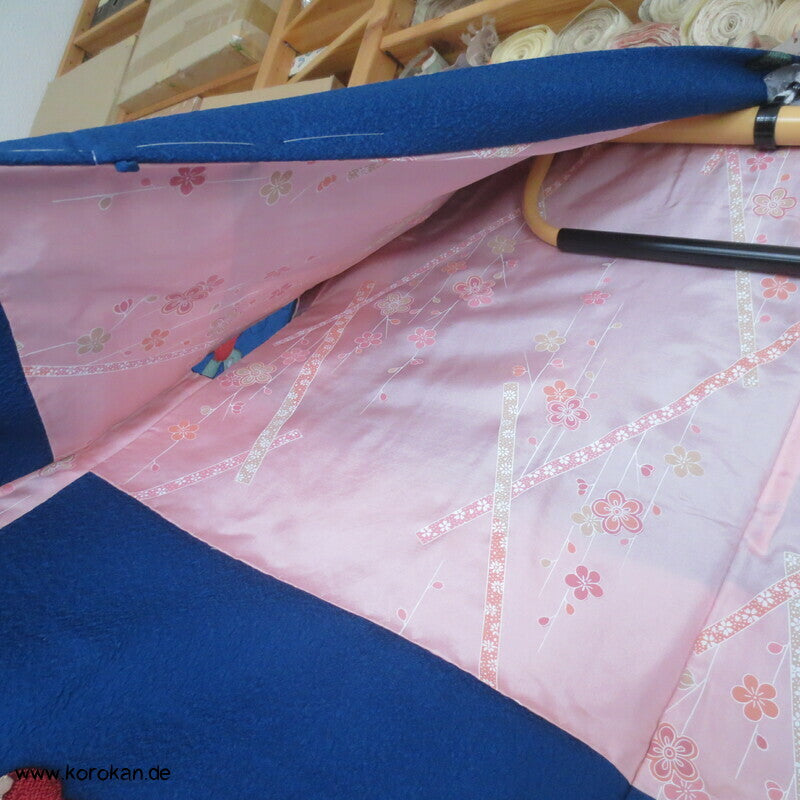 Haori Kimono Jacke Kamelien Seiden Matelassé