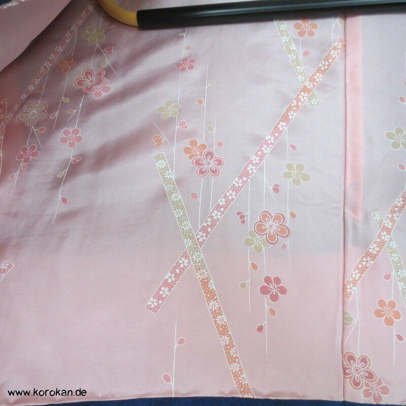 Haori Kimono Jacke Kamelien Seiden Matelassé