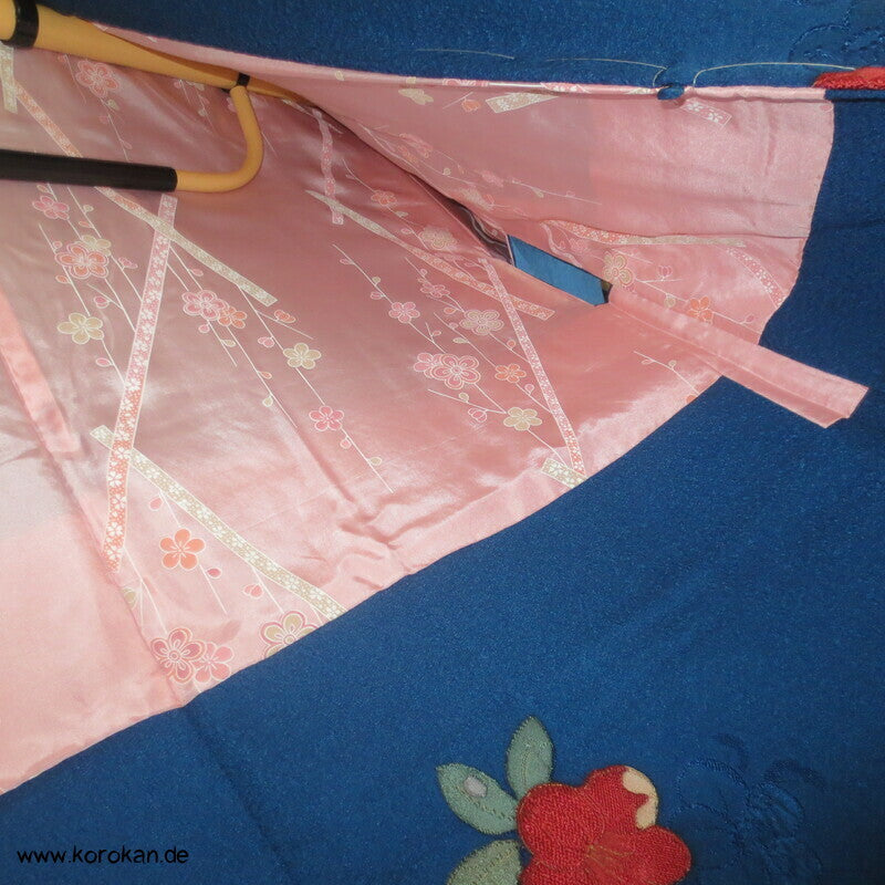 Haori Kimono Jacke Kamelien Seiden Matelassé