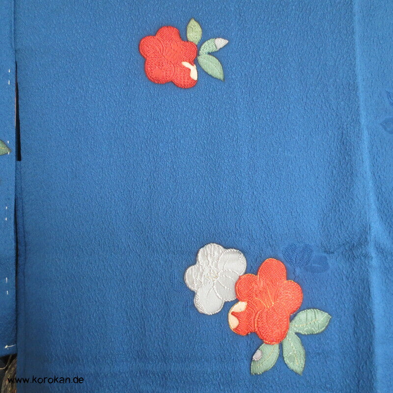 Haori Kimono Jacke Kamelien Seiden Matelassé