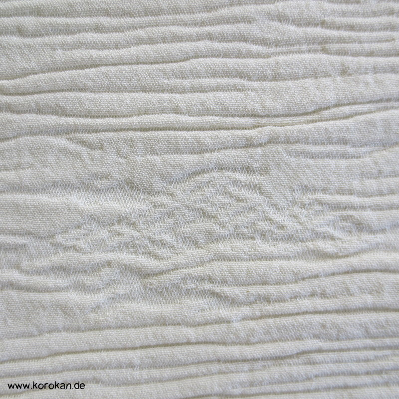 Nebelmuster in Lurex und Urushi Seiden Kimono Borkenkrepp