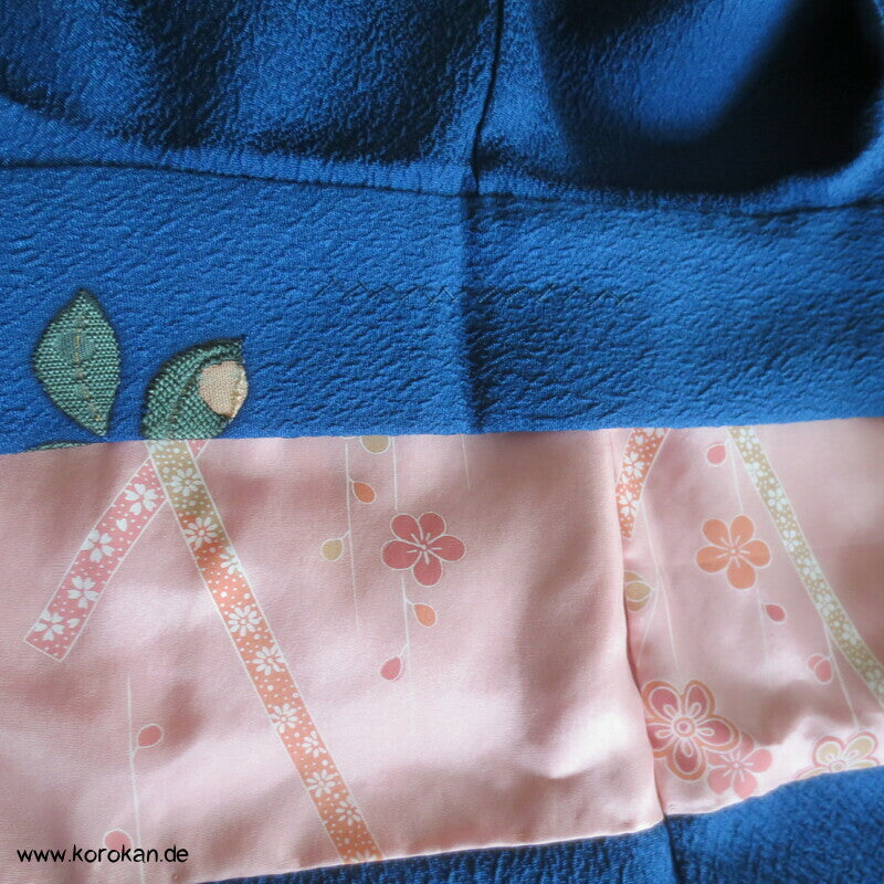 Haori Kimono Jacke Kamelien Seiden Matelassé