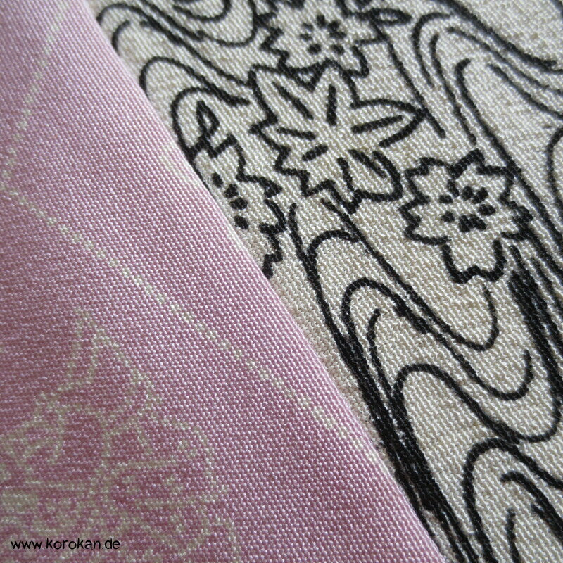 Haori Kimono Jacke Kiribame Steinplattenmuster mit kleinen Motiven
