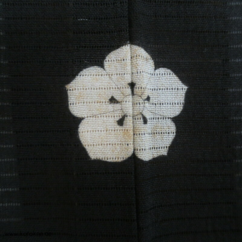 springender Koi antiker Tomesode Kimono aus Rho Seide