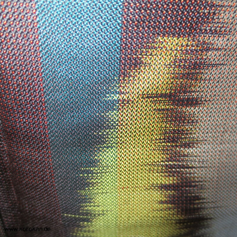Temari Bälle, bunt auf braun Meisen Kimono