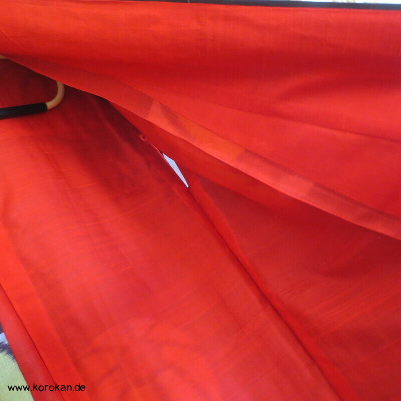 Temari Bälle, bunt auf braun Meisen Kimono