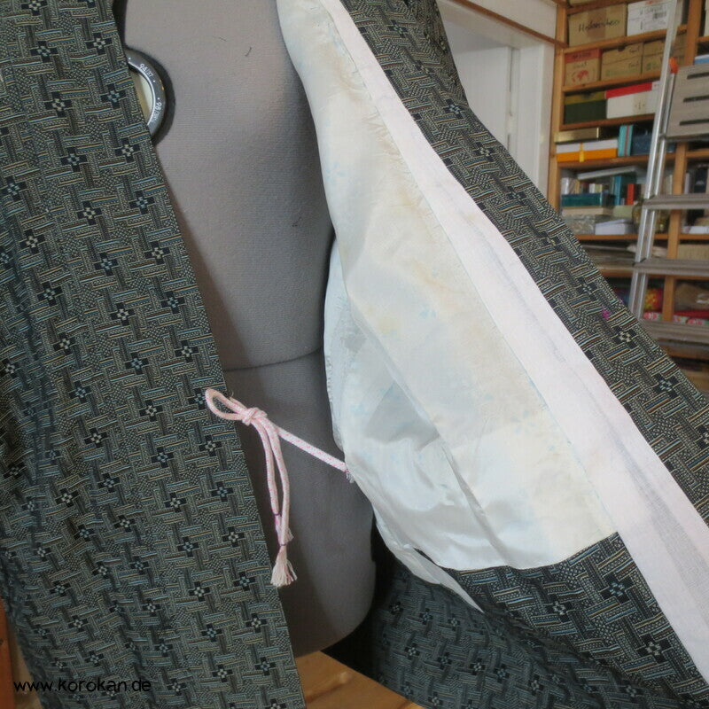 Jacquard Sayagata Wolle / Seide Dochugi
