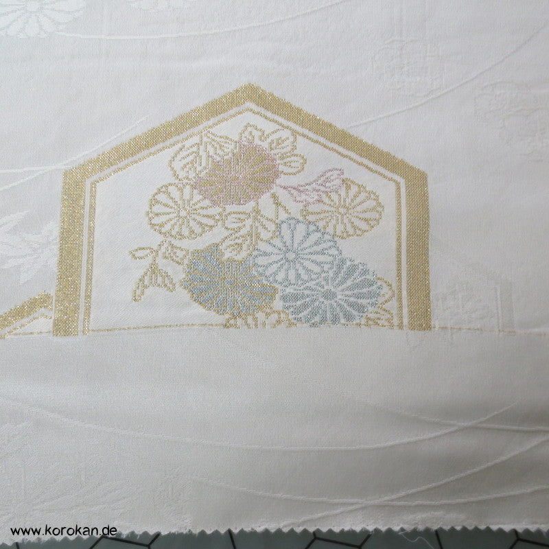 Kikko Seidenjacqard, Lurex - und Urushi, pastellfarben