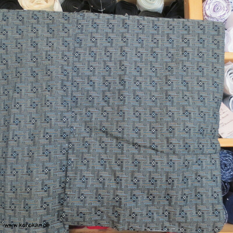 Jacquard Sayagata Wolle / Seide Dochugi