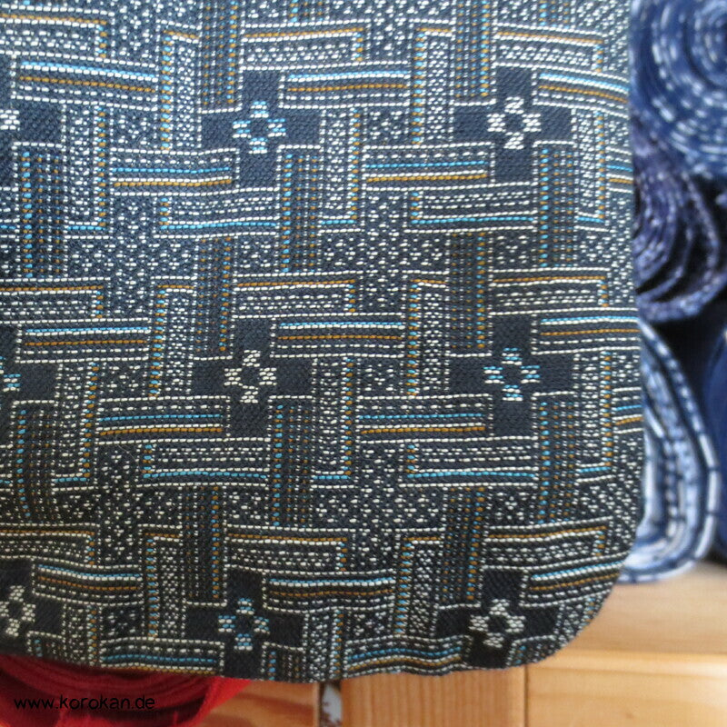 Jacquard Sayagata Wolle / Seide Dochugi