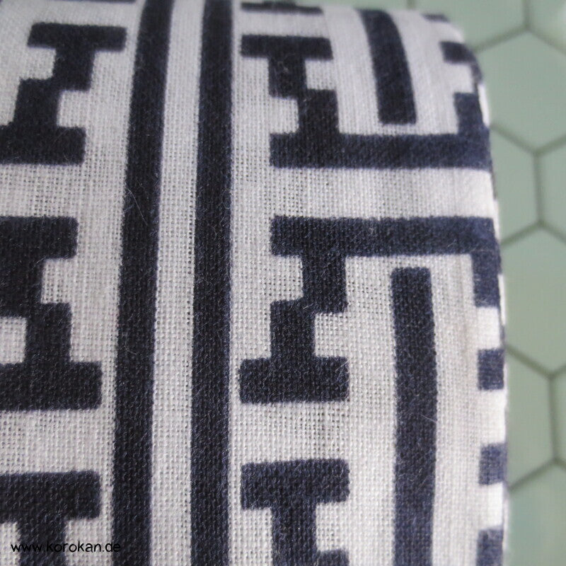 Tanmono Yukata Kimono Baumwoll Männerstoff, geometrisch, neu