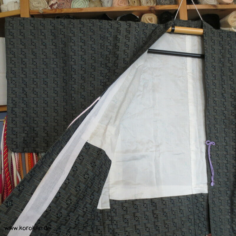 Jacquard Sayagata Wolle / Seide Dochugi