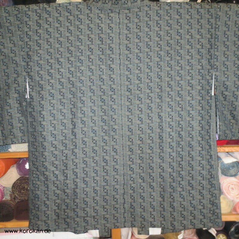 Jacquard Sayagata Wolle / Seide Dochugi