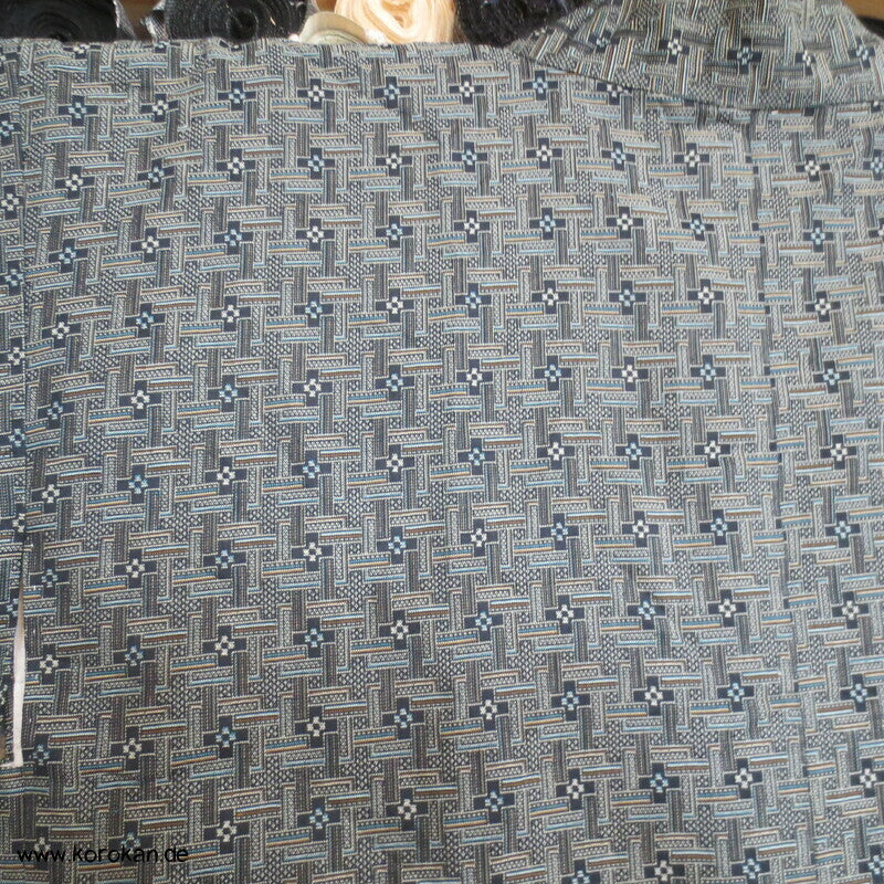 Jacquard Sayagata Wolle / Seide Dochugi