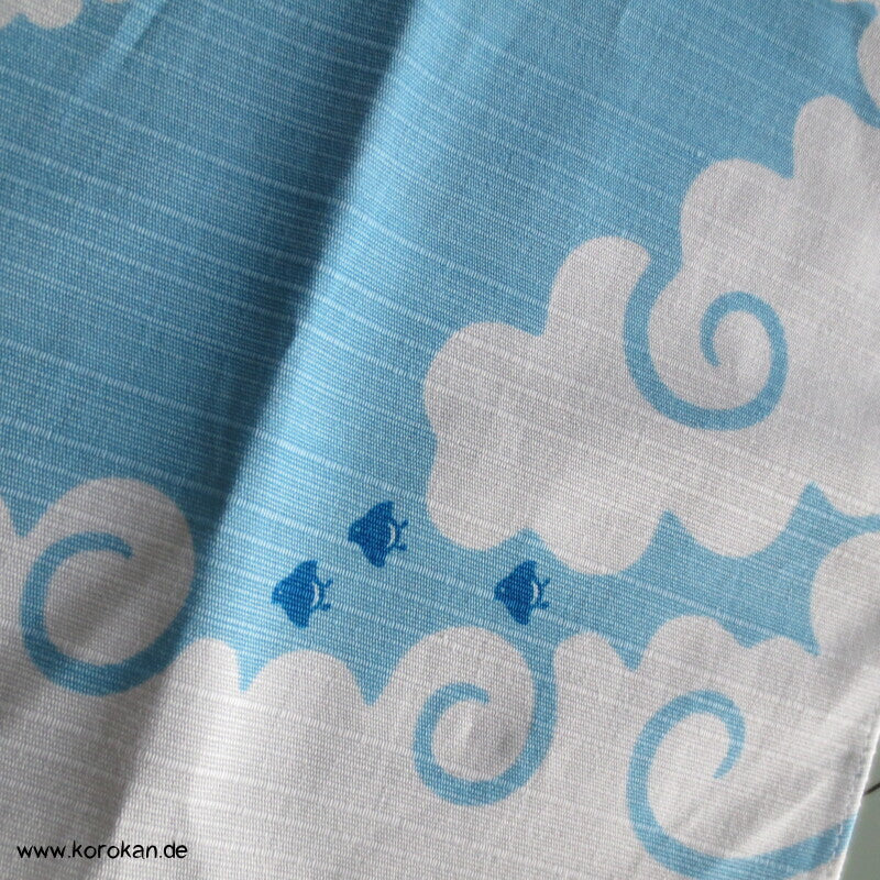 Furoshiki japanisches Tragetuch Fuji San, Sakura, Wolken