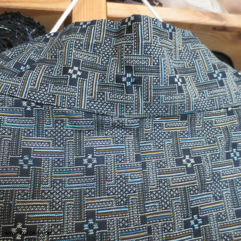 Jacquard Sayagata Wolle / Seide Dochugi