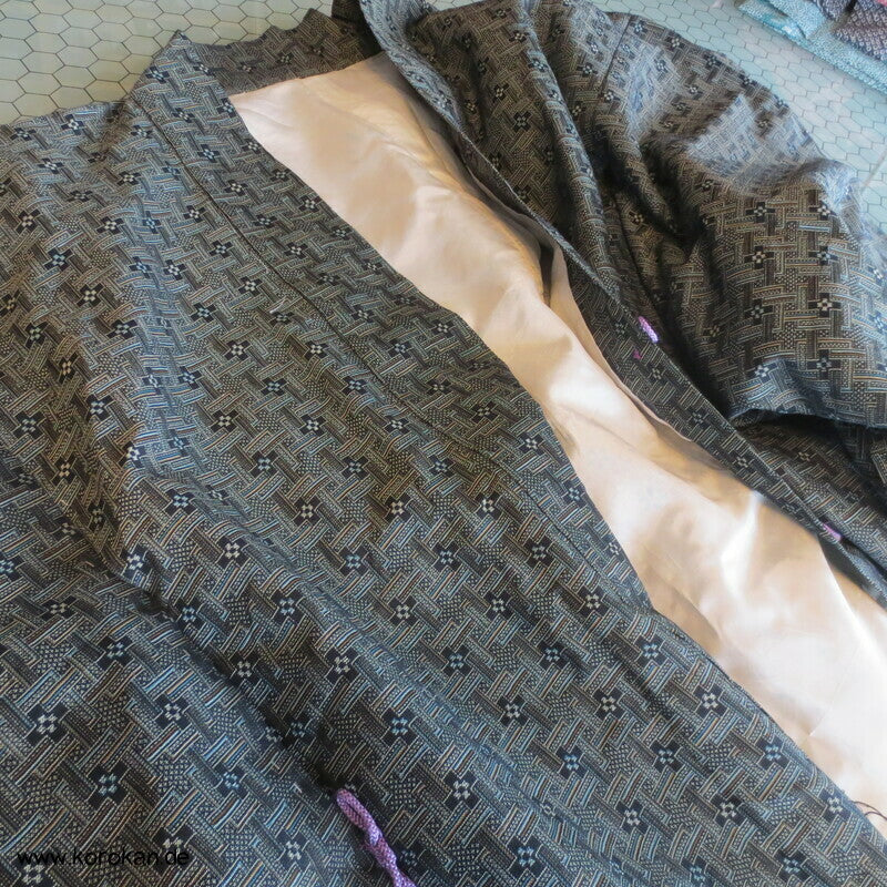 Jacquard Sayagata Wolle / Seide Dochugi