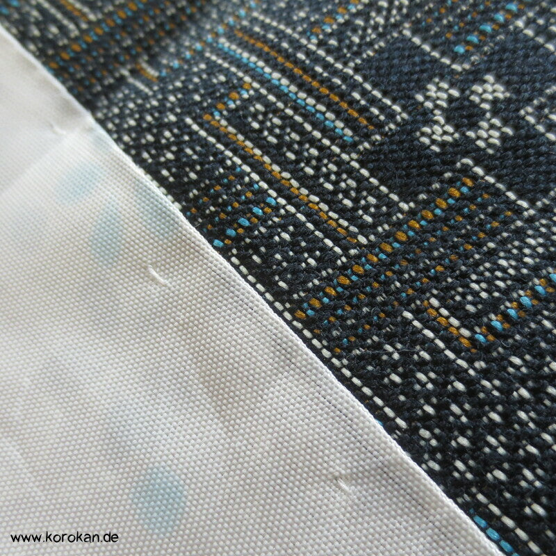 Jacquard Sayagata Wolle / Seide Dochugi
