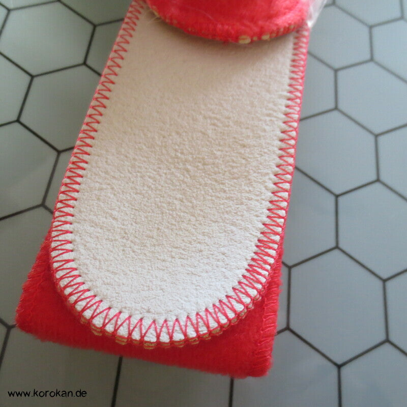 Klett Obi velvetiertes Moosgummi, rot
