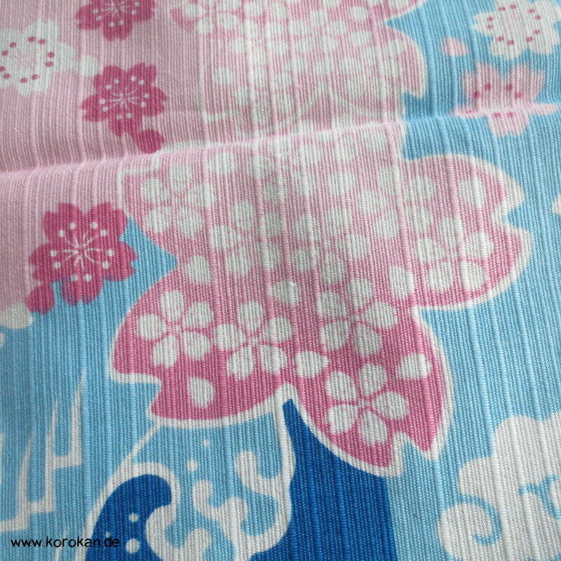 Furoshiki japanisches Tragetuch Fuji San, Sakura, Wolken