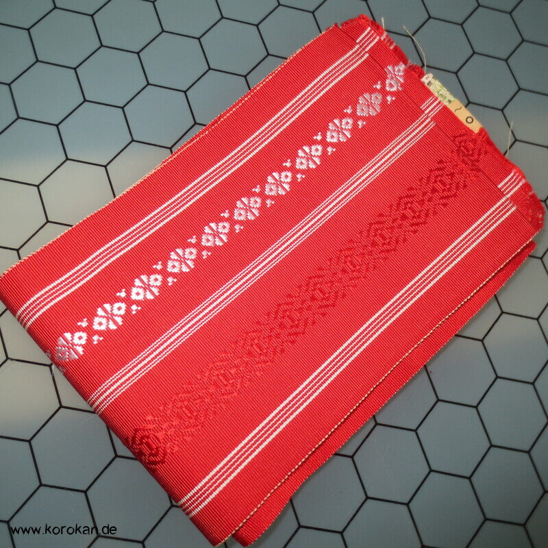 Datejime / Himo Kimonobindeband mit Mittelverstärkung, Rips Seide