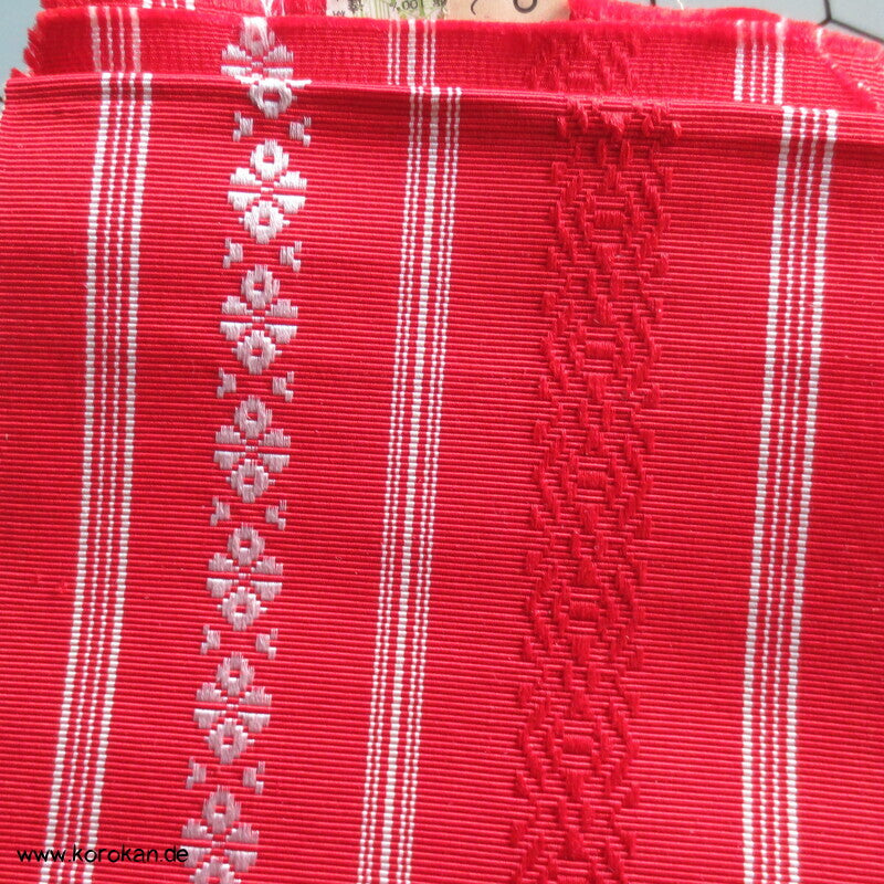 Datejime / Himo Kimonobindeband mit Mittelverstärkung, Rips Seide