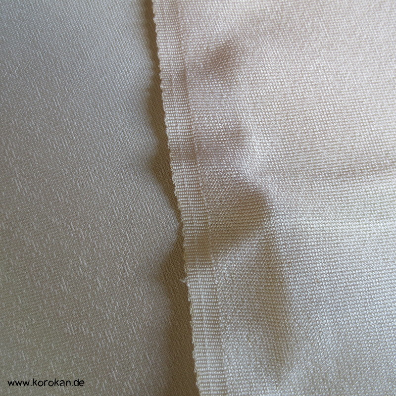 Sagara Knötchenstickerei auf Bokashi Seidencrepesatin Kimono Stoff