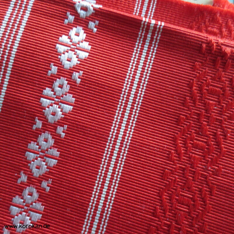 Datejime / Himo Kimonobindeband mit Mittelverstärkung, Rips Seide