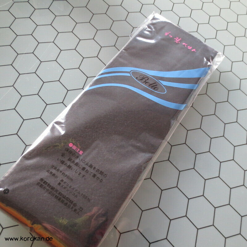 Klett Obi velvetiertes Moosgummi, schwarz