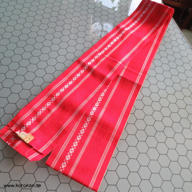 Datejime / Himo Kimonobindeband mit Mittelverstärkung, Rips Seide