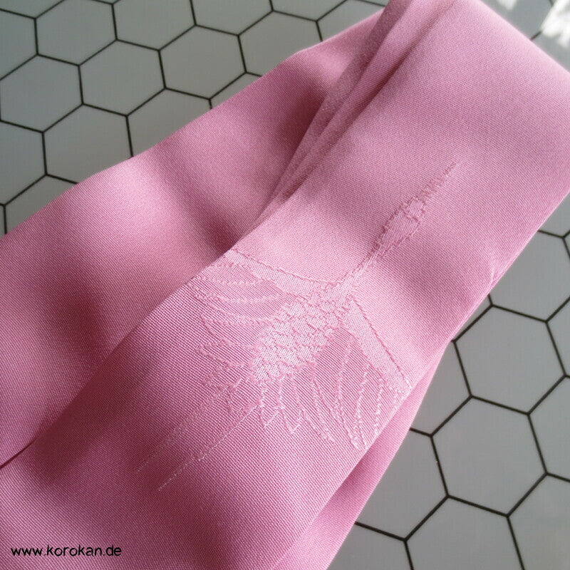 Koshihimo rosa Seidendamast Kraniche