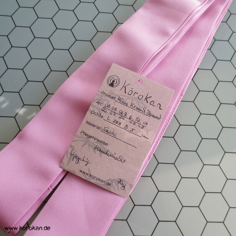 Koshihimo rosa Seidendamast Kraniche