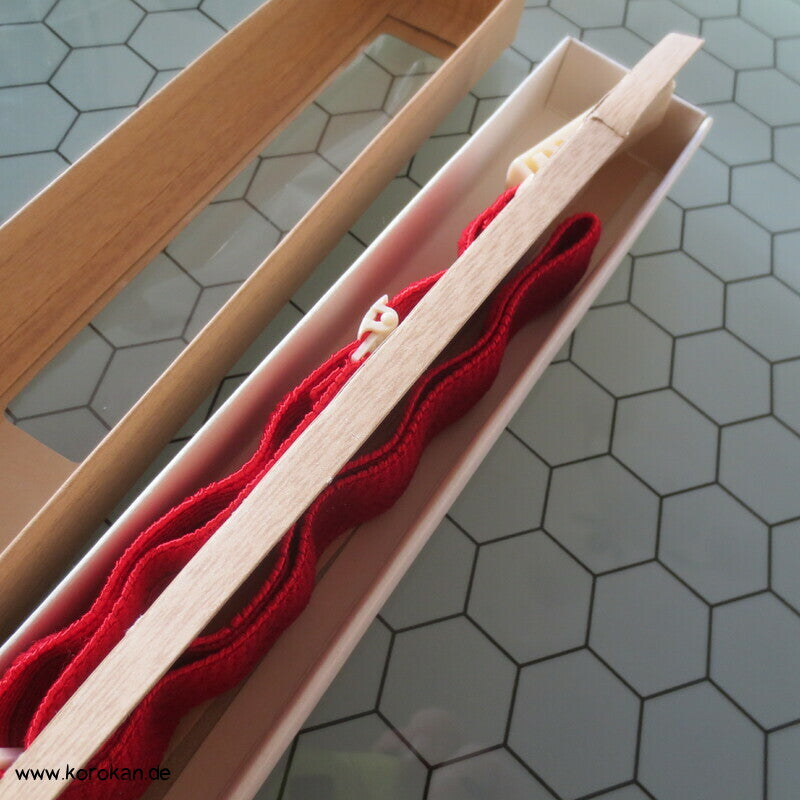 Korin Band rot mit silberstreifen