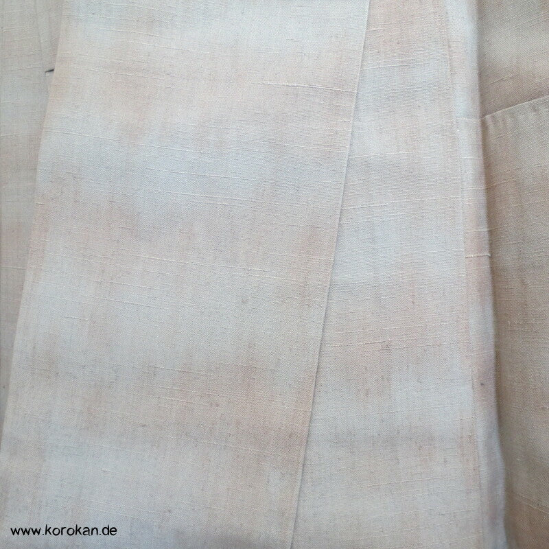 Bokashi und Sashiko Stickerei Tsumugi Tsukesage Kimono