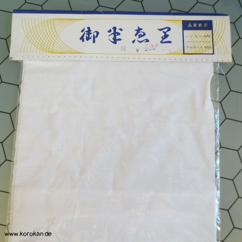 weißer HanEri, Rayon / Acetat in Originalverpackung