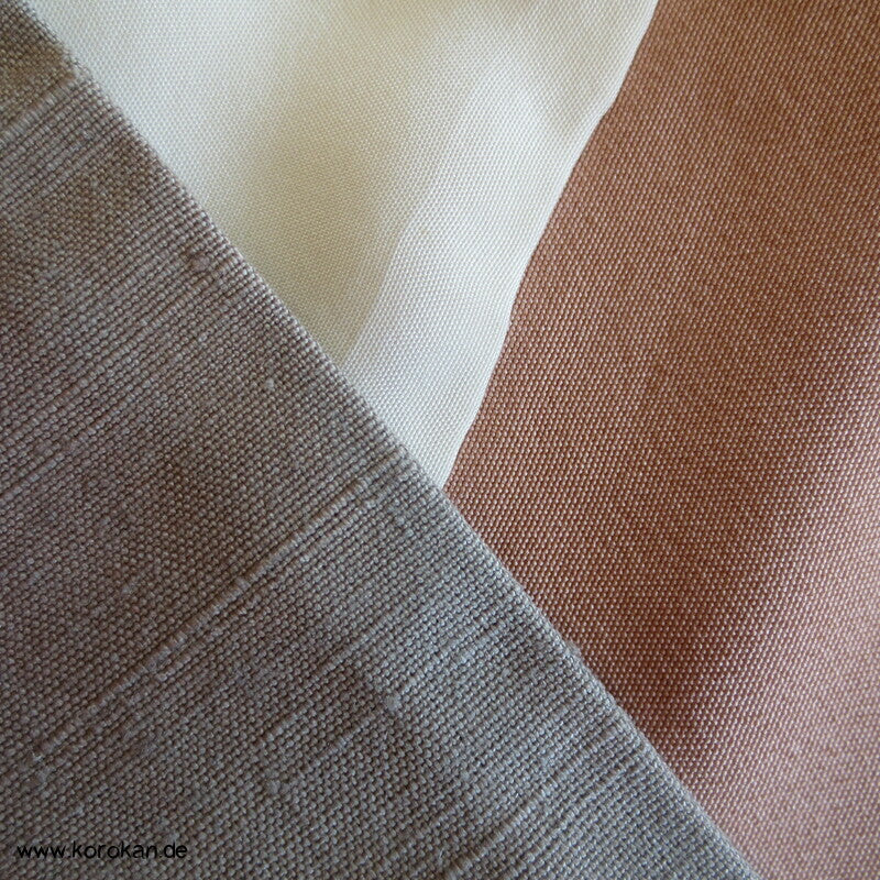 Bokashi und Sashiko Stickerei Tsumugi Tsukesage Kimono