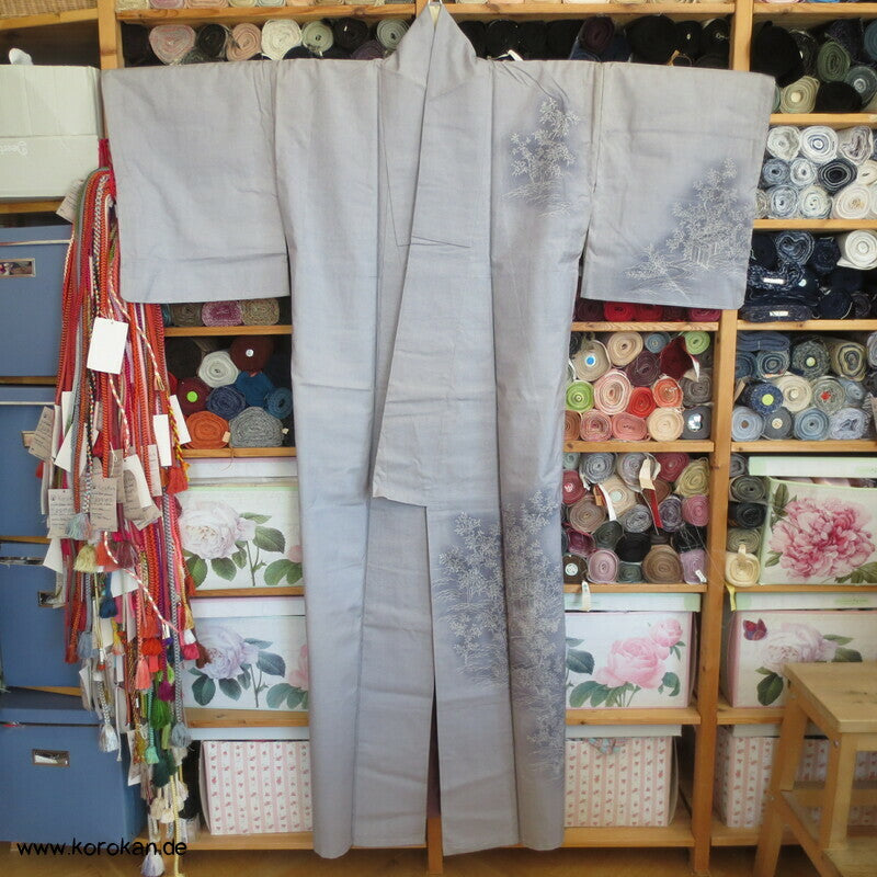 Gartenlandschaft Tsumugi Homongi Kimono
