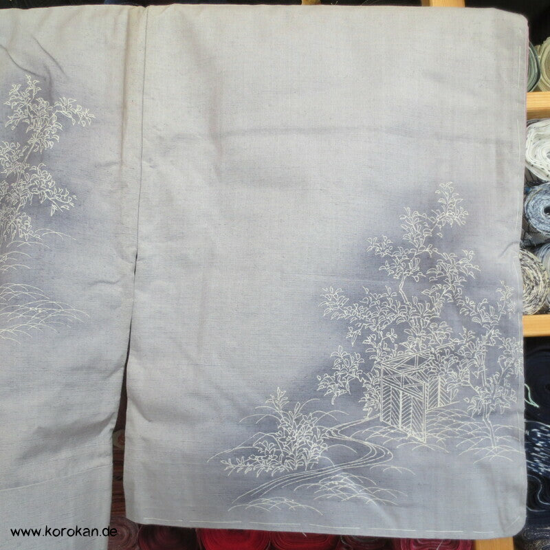 Gartenlandschaft Tsumugi Homongi Kimono