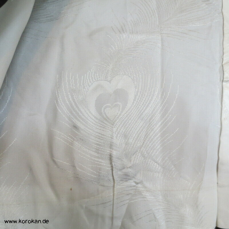 Urushi Ahorn über Wellen Seiden Jacquard japanische Haori Kimonojacke