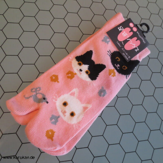 Tabi Socken Neko Katzen - neu