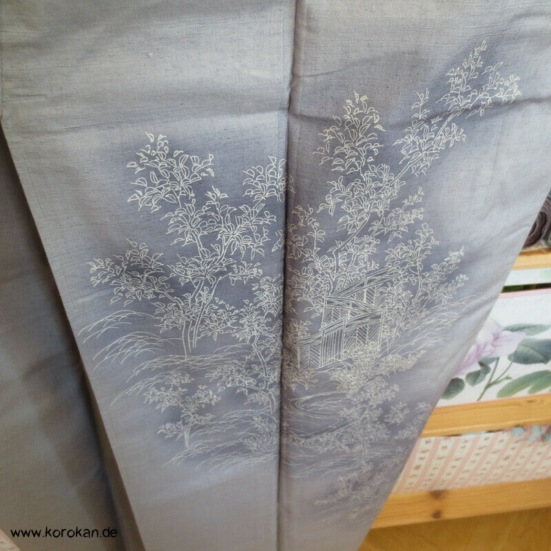 Gartenlandschaft Tsumugi Homongi Kimono