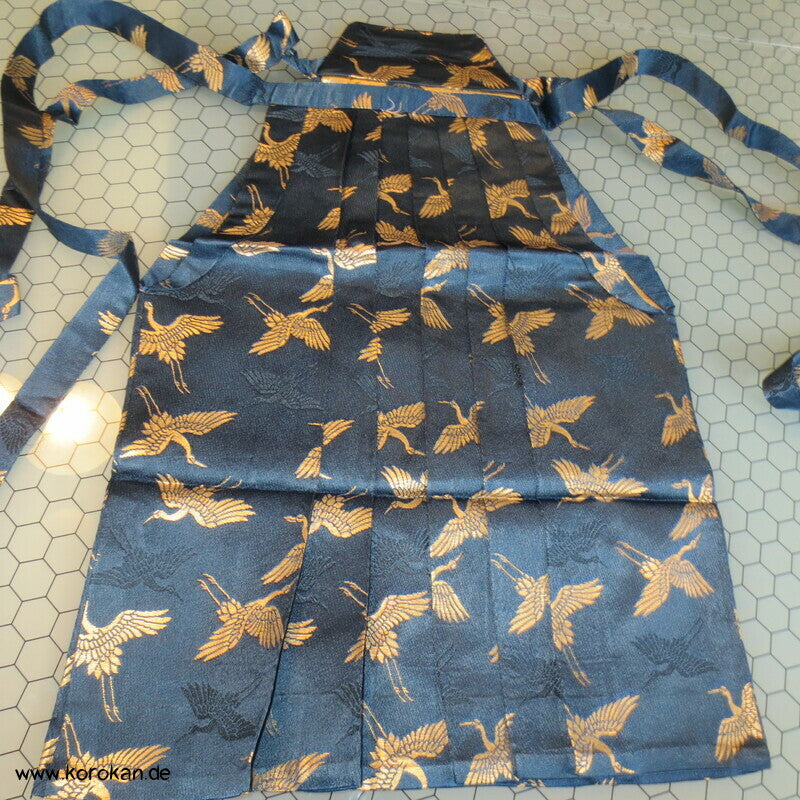 Kranich Seiden Brokat Hakama - Andon - Kimono Rock - Typ, für kleine Jungen