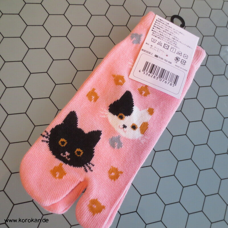 Tabi Socken Neko Katzen - neu