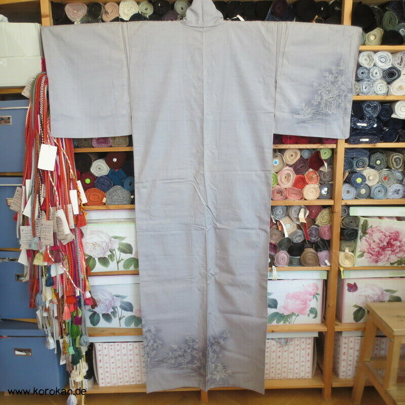 Gartenlandschaft Tsumugi Homongi Kimono
