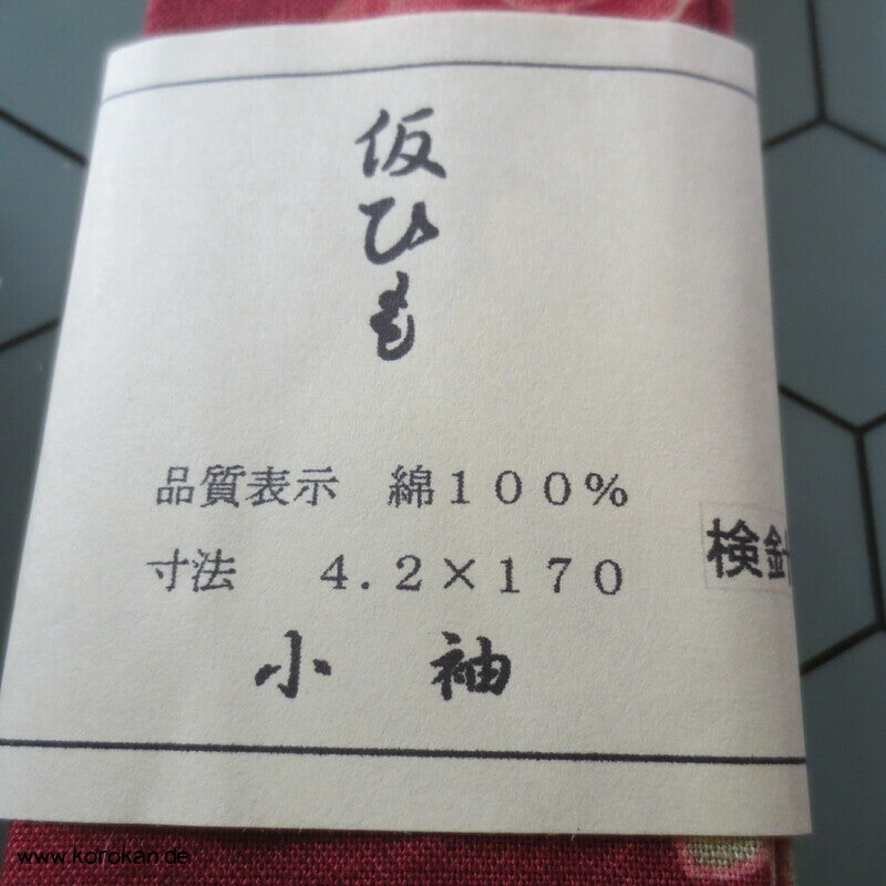 Blütendruck Baumwoll Himo Kimono Bindeband