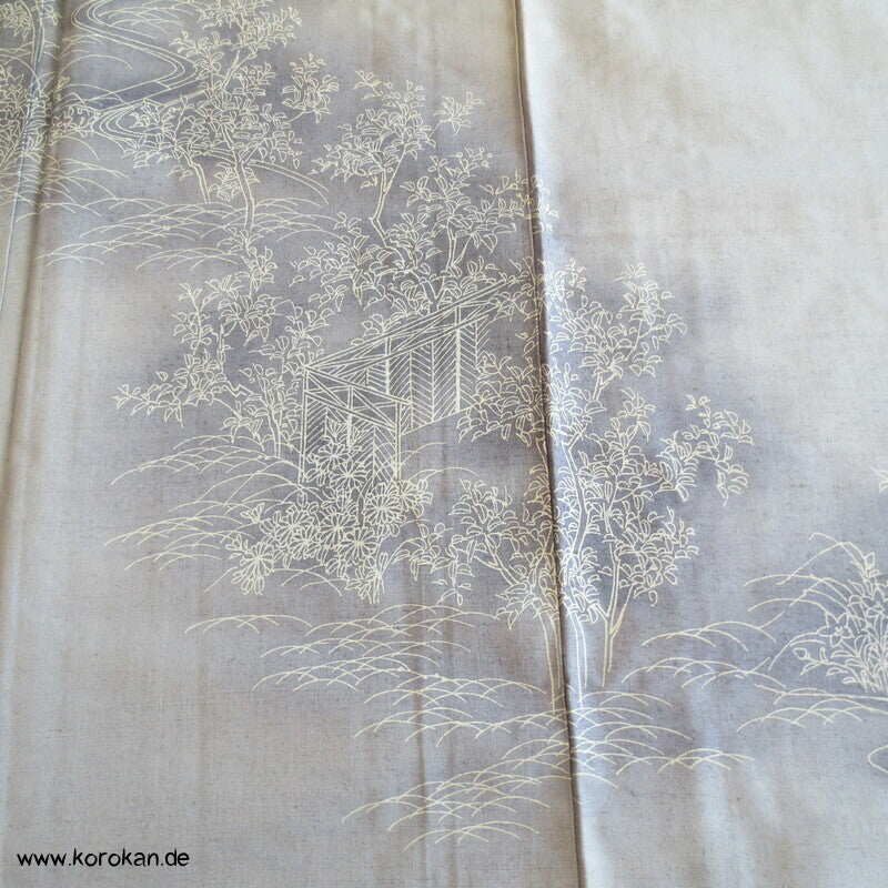 Gartenlandschaft Tsumugi Homongi Kimono