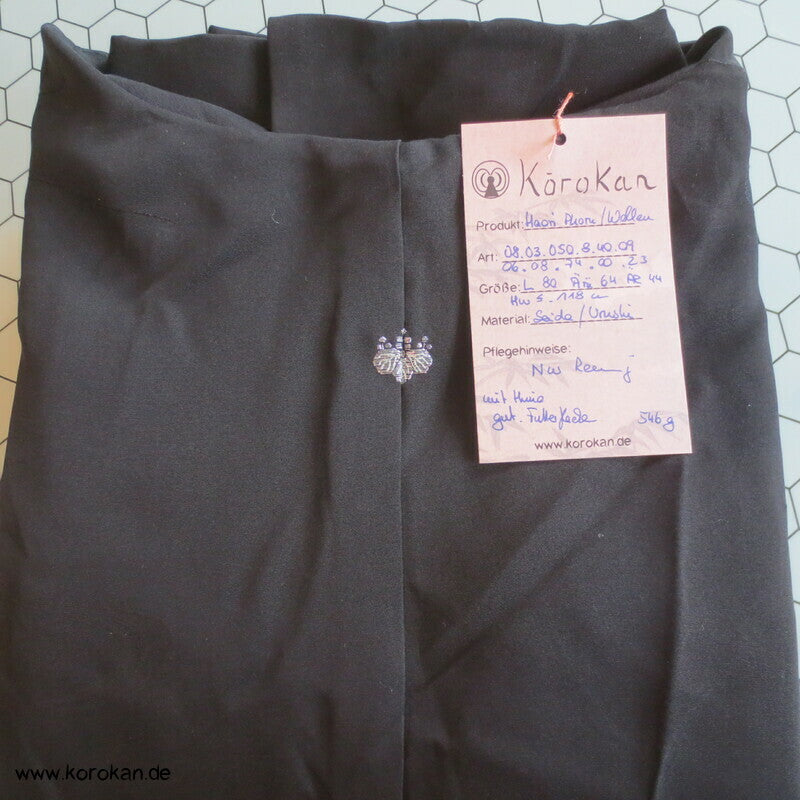 Urushi Ahorn über Wellen Seiden Jacquard japanische Haori Kimonojacke